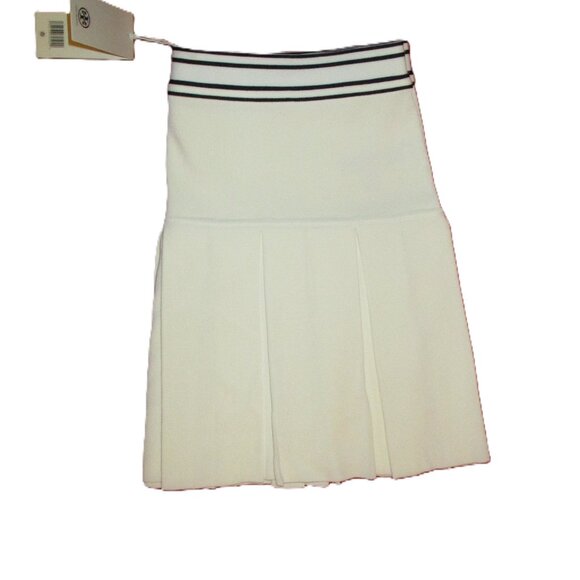 Tory Burch Tech Knit Pleated Tennis Skirt - Picture 2 of 8